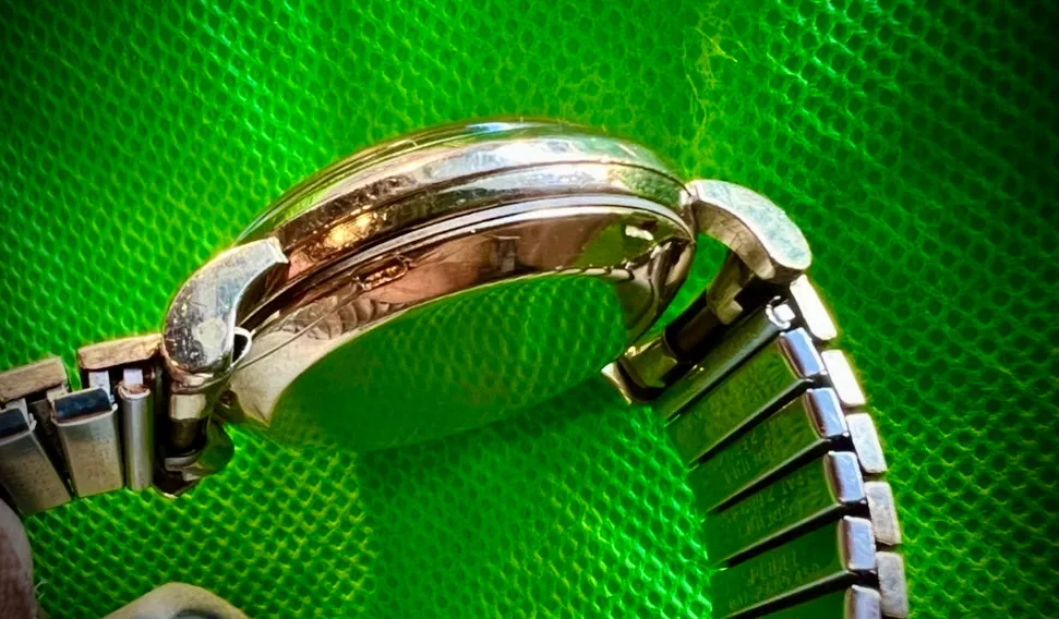 #1004 1950s Omega 10K Gold Filled Automatic cal 500 GX-6267 Movement #15171036