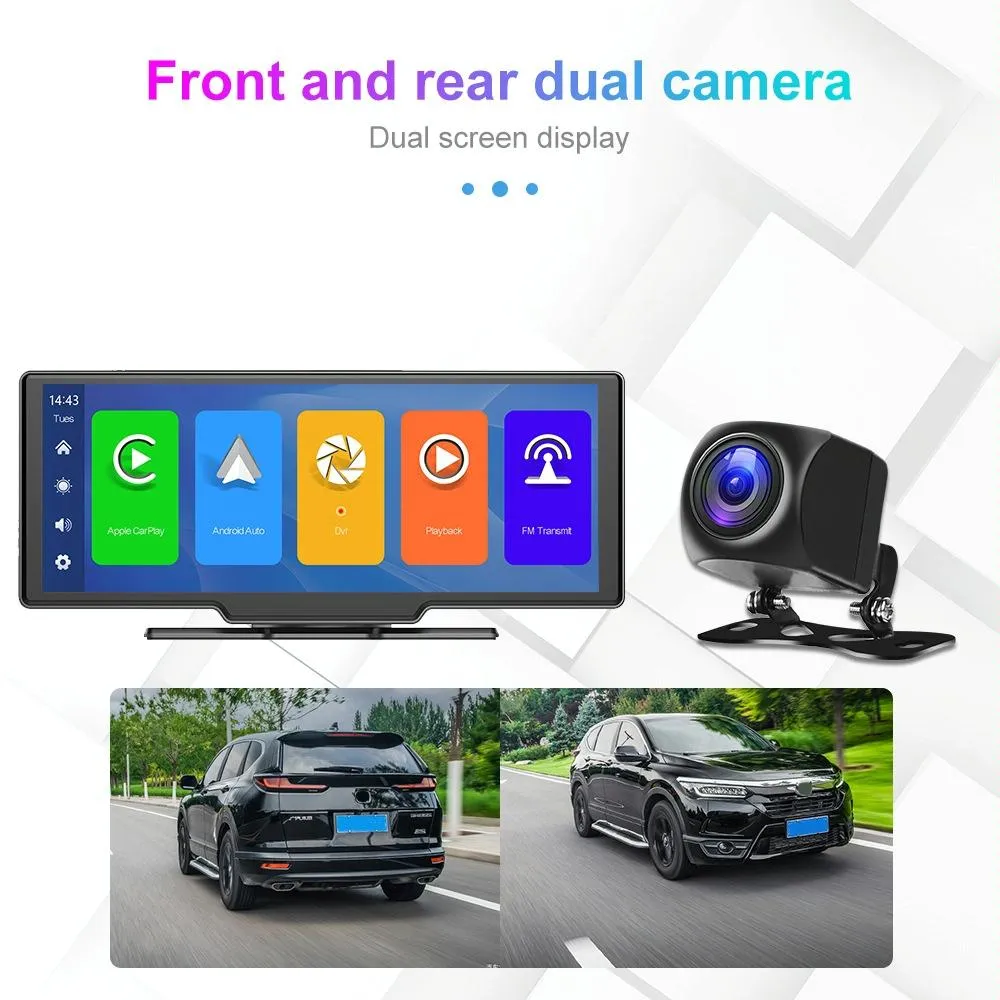 10.26 Inch Wireless Carplay Display For Android Auto