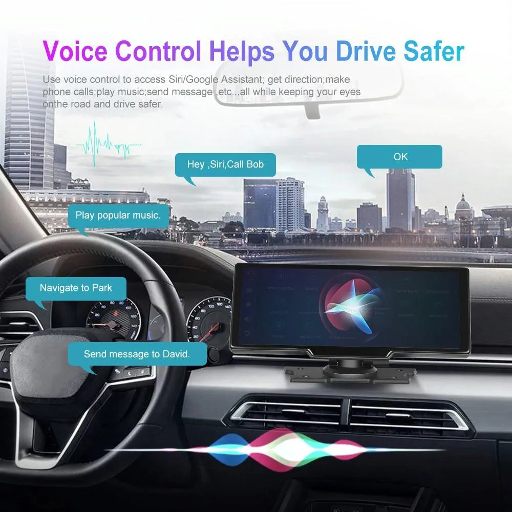 10.26 Inch Wireless Carplay Display For Android Auto
