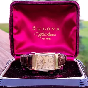 1946 BULOVA Douglas "B" 21 Jewels - In BOX!