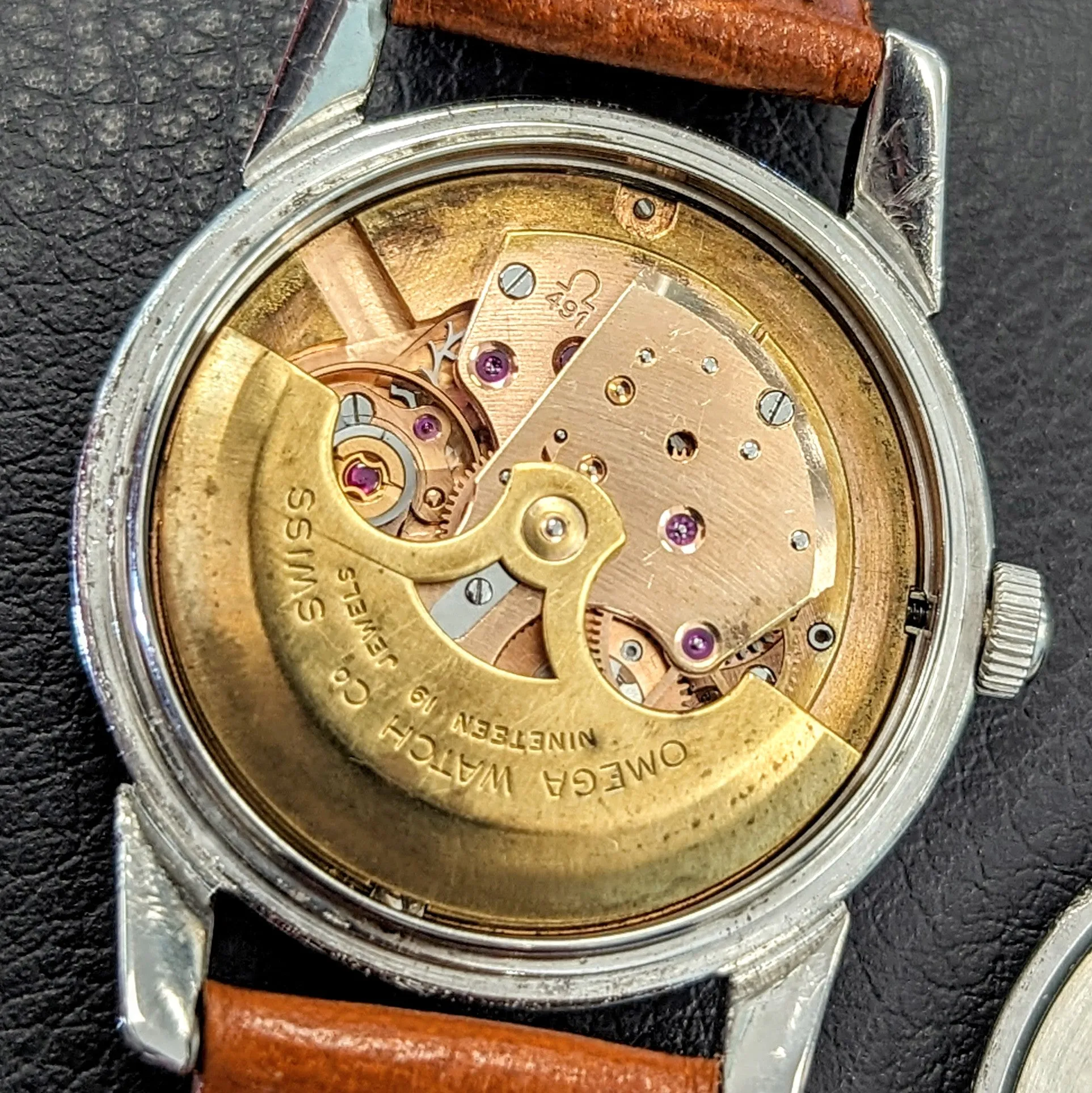 1956 OMEGA Seamaster Automatic Watch Ref. 2848 19 Jewels Cal. 491 Vintage Wristwatch