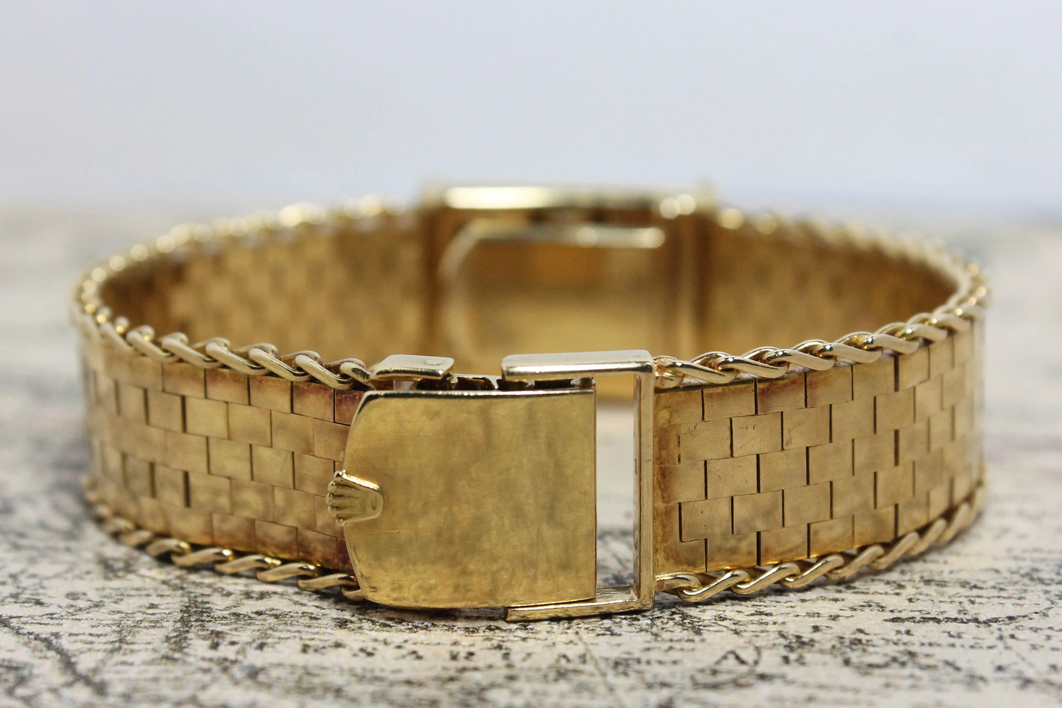 1956 Rolex Ladies 18K Concealed Diamond Watch