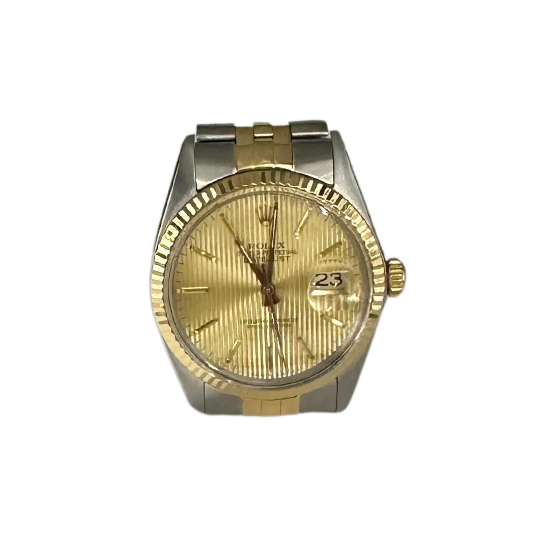 1986 Rolex Datejust-36 MM Champagne Dial Model- 16013