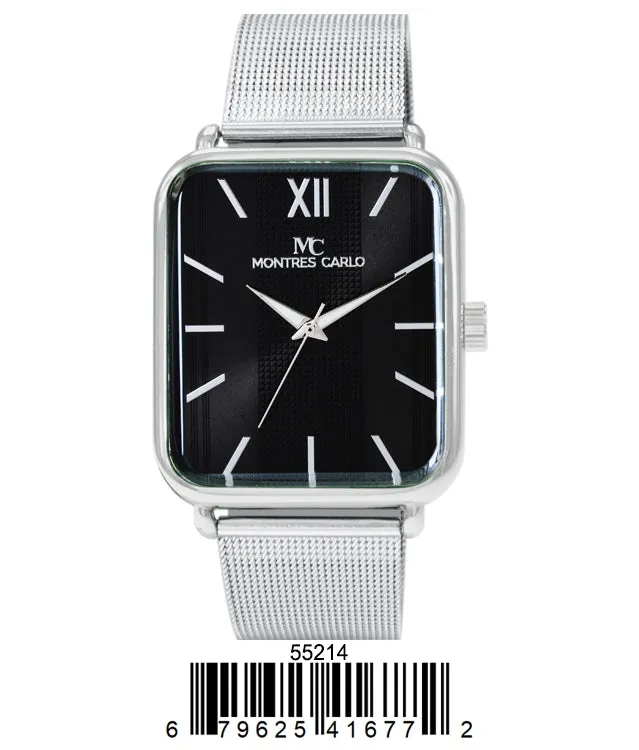 5521-Montres Carlo Metal Band Watch