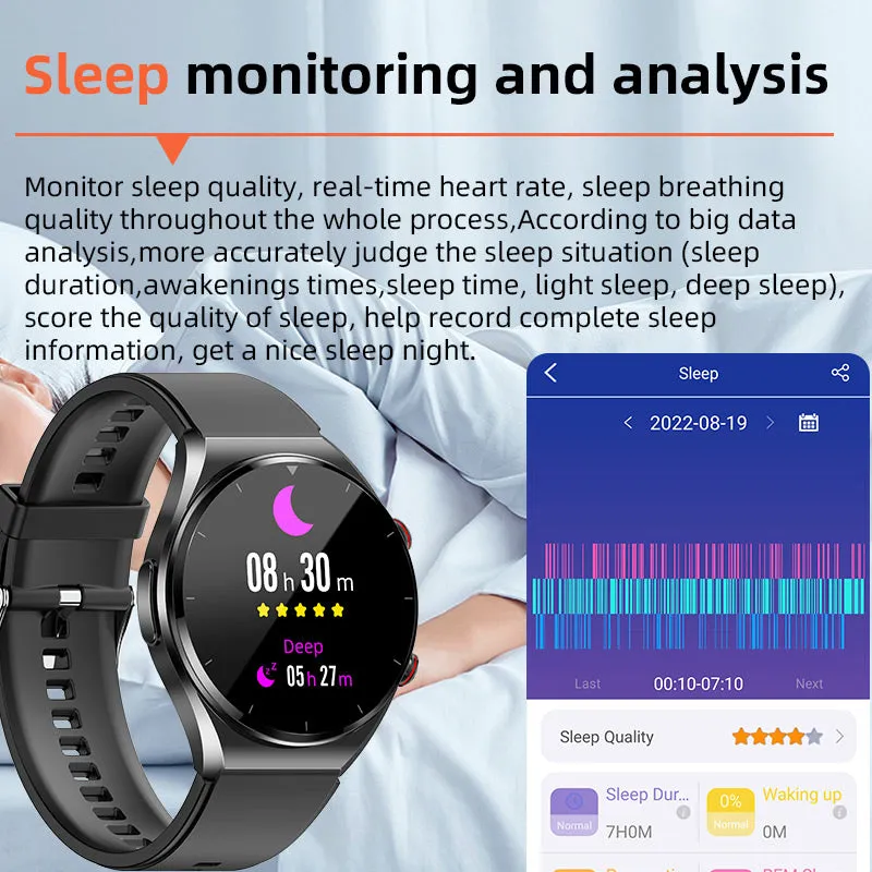 Advanced Fitness Companion E90 ECG Smartwatch W12E809