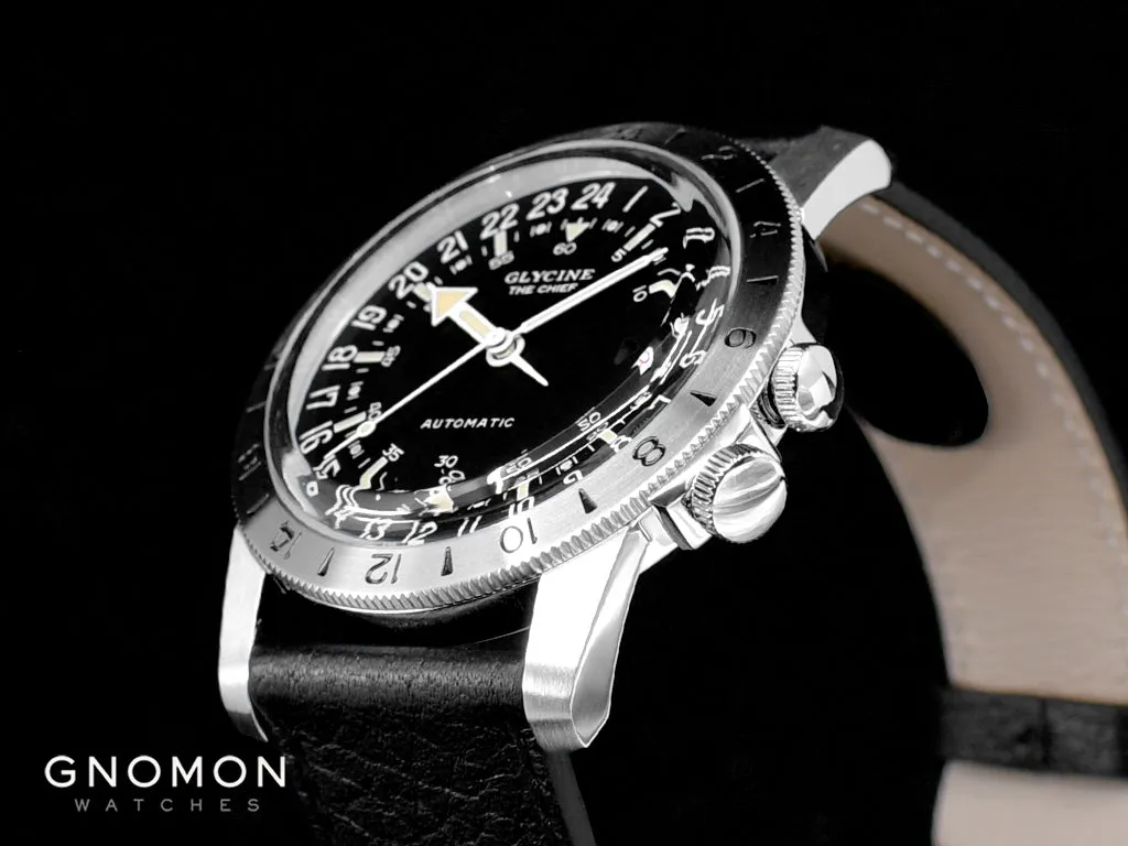 Airman “The Chief” Purist Black - Leather Ref. GL0469