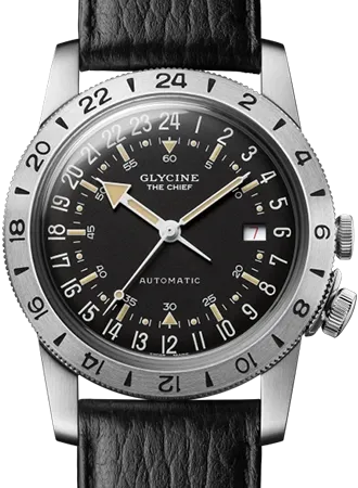 Airman “The Chief” Purist Black - Leather Ref. GL0469
