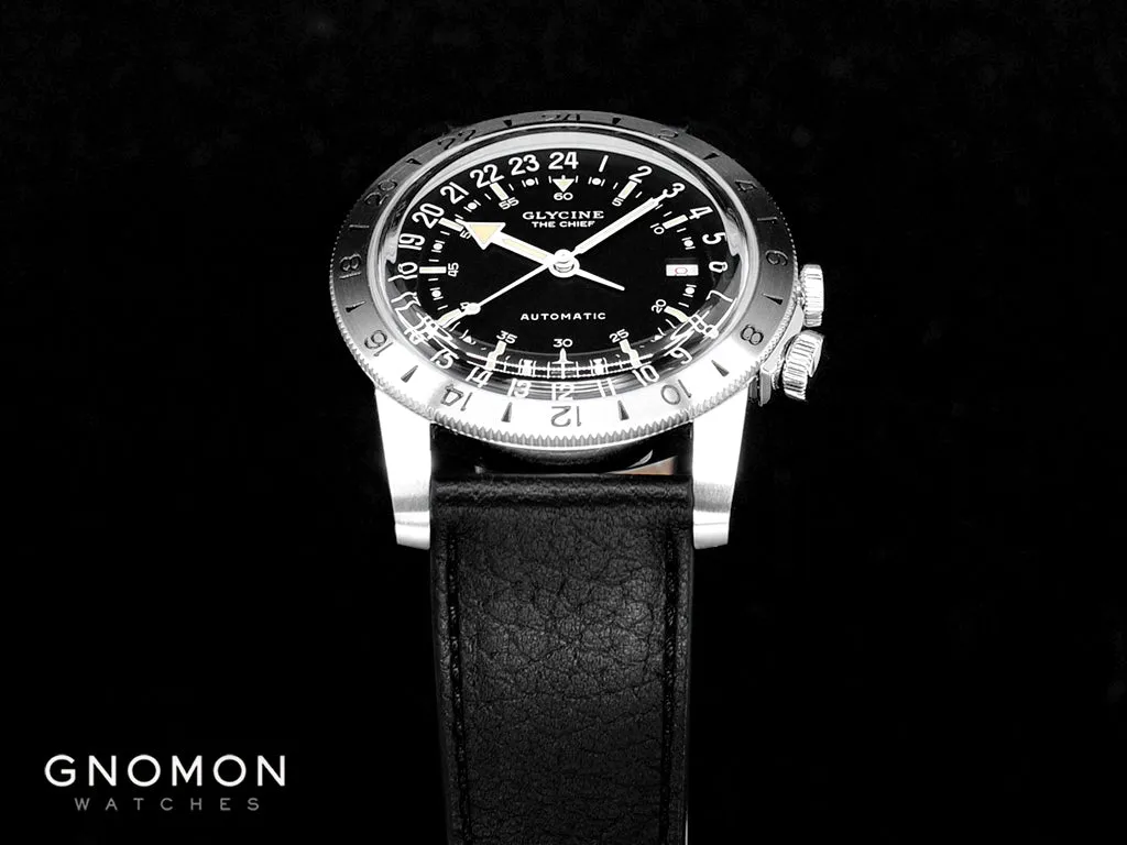 Airman “The Chief” Purist Black - Leather Ref. GL0469