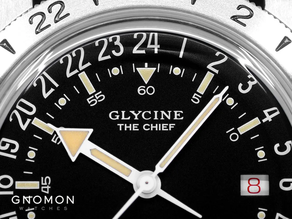 Airman “The Chief” Purist Black - Leather Ref. GL0469