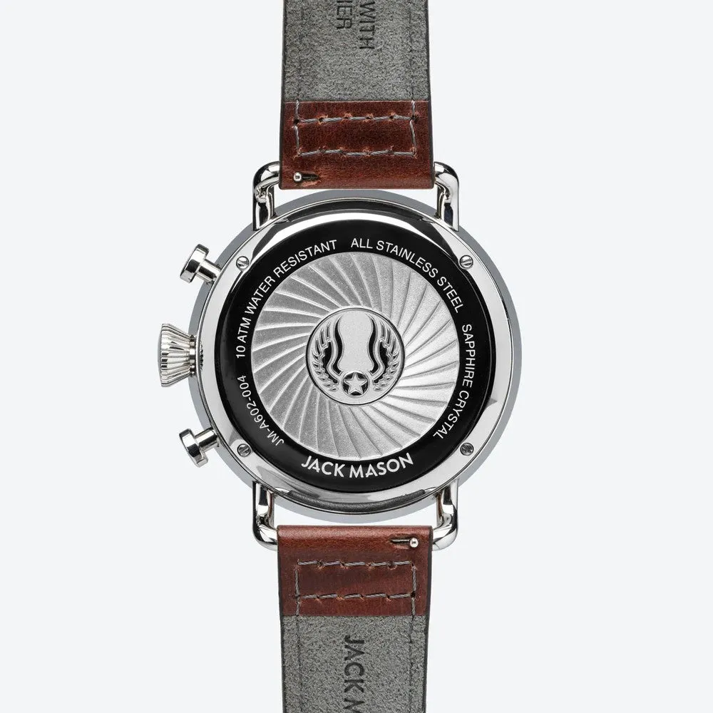 Avigator Sport Chronograph (Off White   Brown)
