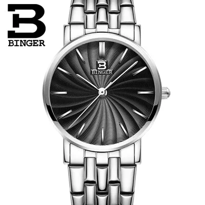 Binger Swiss Ultra thin Quartz Watch Women B 3051