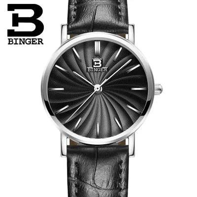 Binger Swiss Ultra thin Quartz Watch Women B 3051