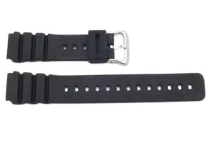 Black Rubber B-P140-G Watch Strap