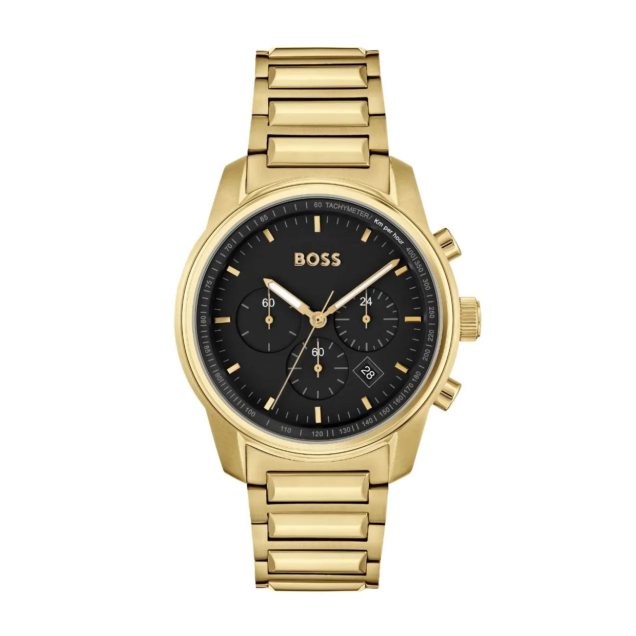 BOSS Gold Trace Chronograph Watch