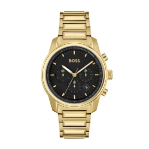 BOSS Gold Trace Chronograph Watch