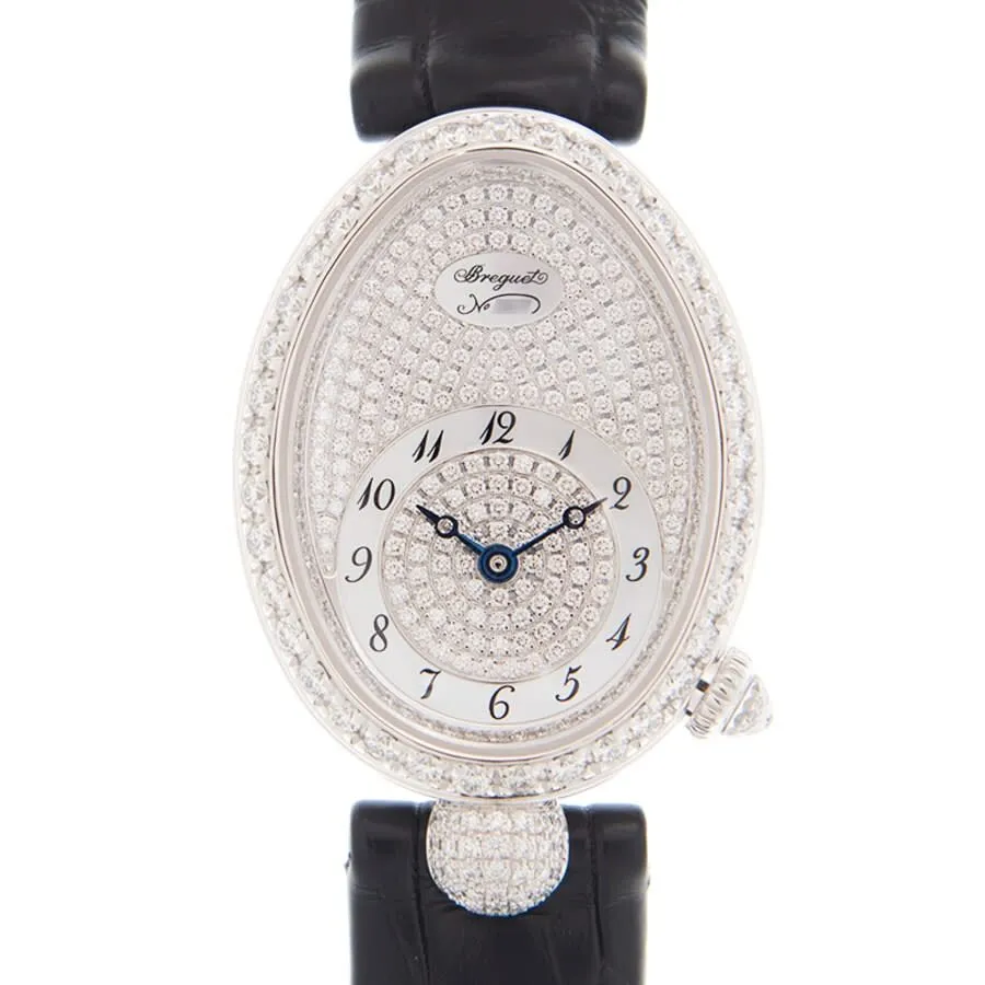 Breguet Reine de Naples Automatic Silver Dial Ladies Watch 8928BB/8D/944/DD0D