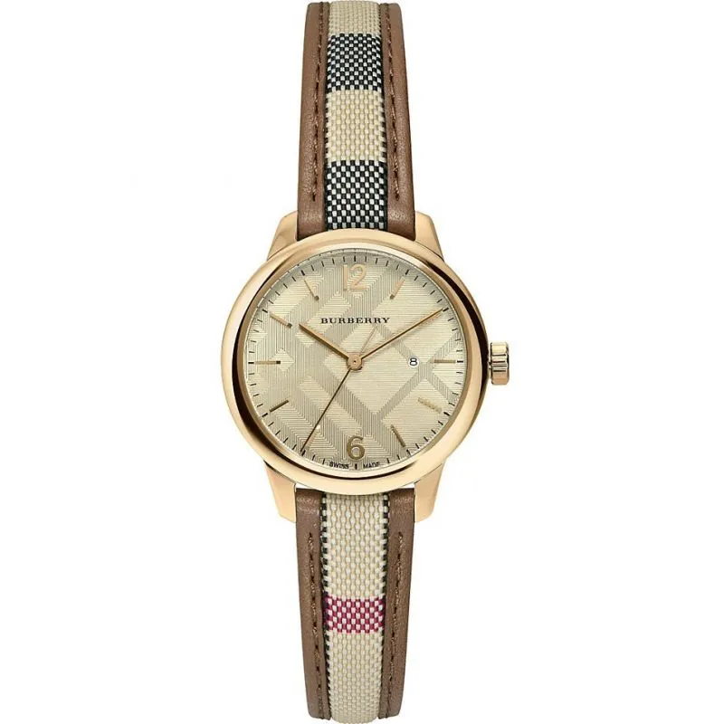 Burberry Classic Leather Strap Women's Watch BU10114