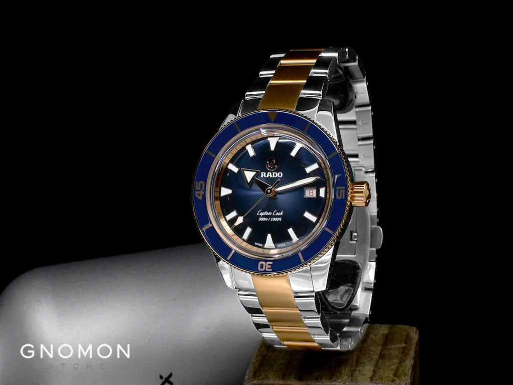 Captain Cook Automatic Two-Tone Blue Ref. R32137203
