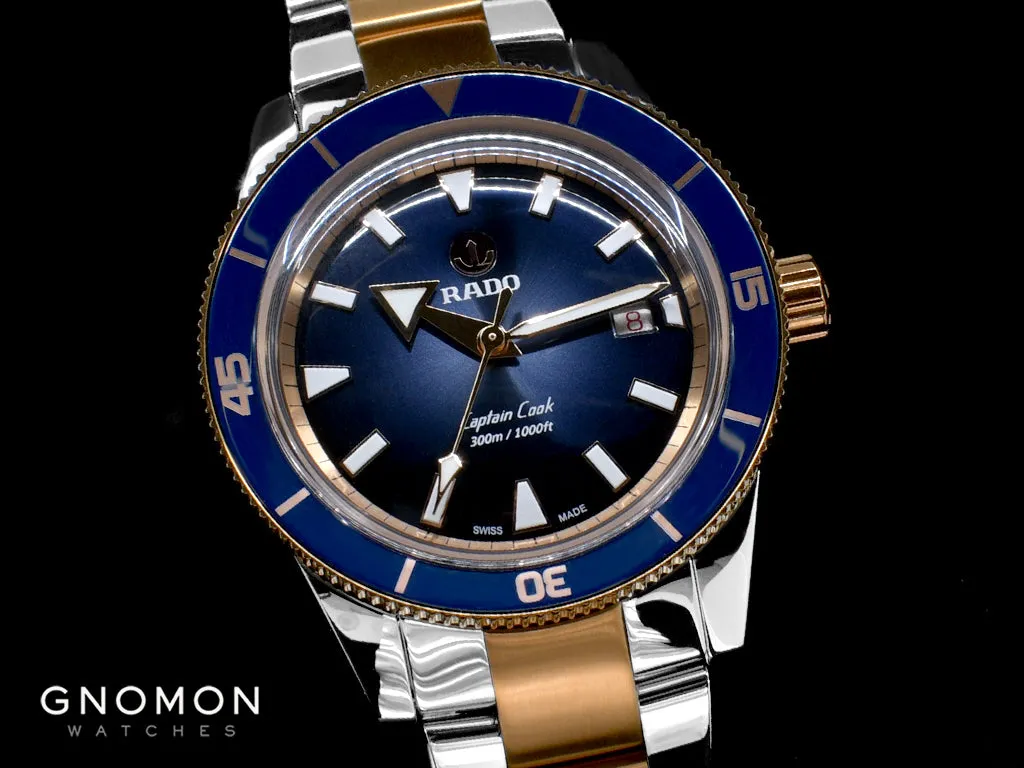 Captain Cook Automatic Two-Tone Blue Ref. R32137203