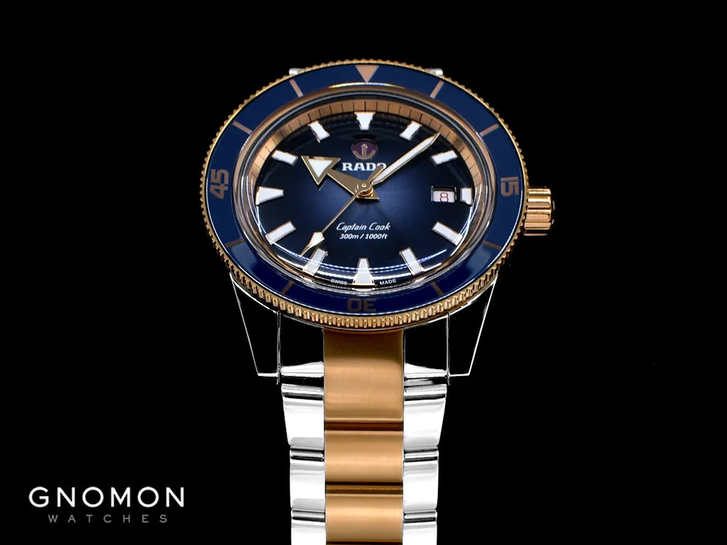 Captain Cook Automatic Two-Tone Blue Ref. R32137203