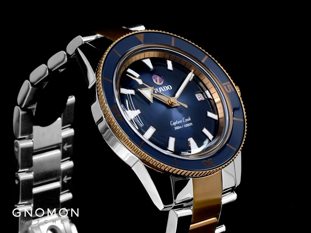 Captain Cook Automatic Two-Tone Blue Ref. R32137203