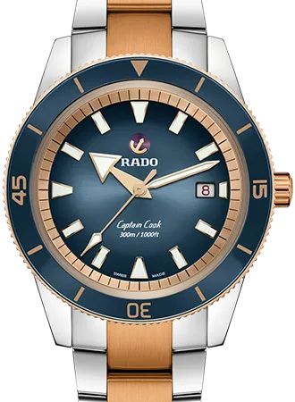 Captain Cook Automatic Two-Tone Blue Ref. R32137203