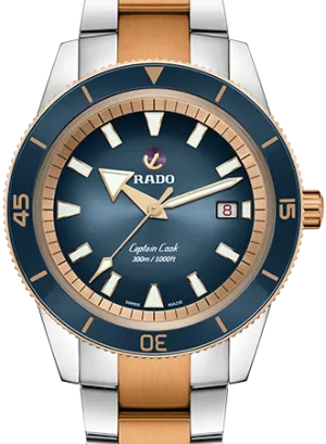 Captain Cook Automatic Two-Tone Blue Ref. R32137203