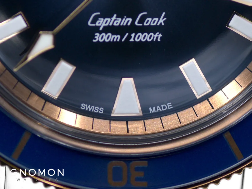 Captain Cook Automatic Two-Tone Blue Ref. R32137203