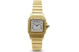 Cartier Ladies Santos Bracelet Watch - 18ct Yellow Gold