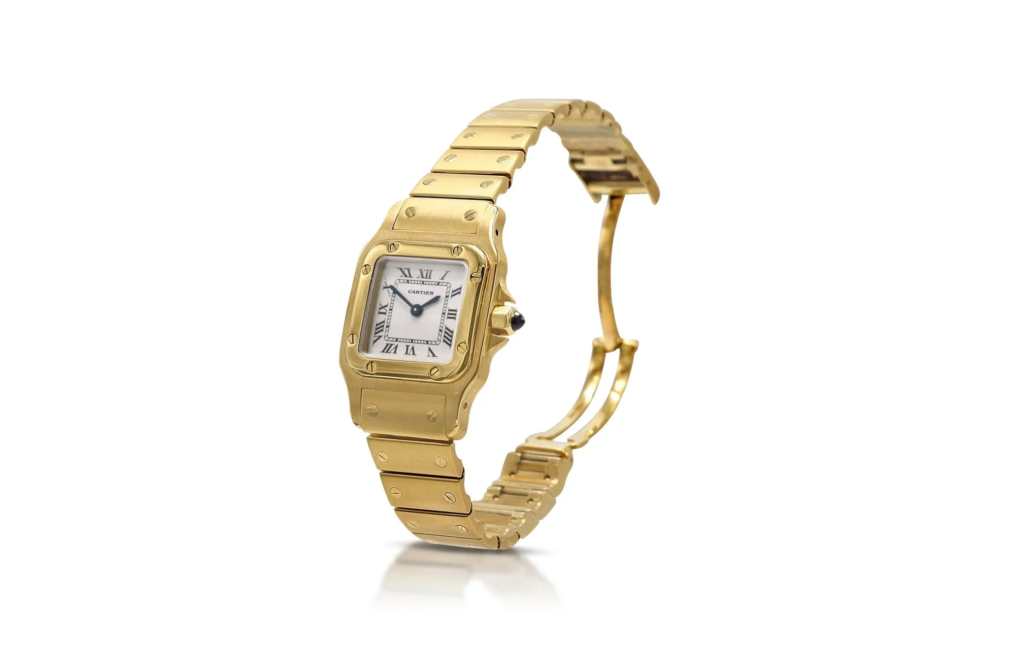 Cartier Ladies Santos Bracelet Watch - 18ct Yellow Gold