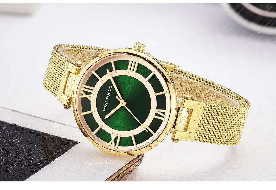 Casual Luxury Fashion Stainless Steel Wristwatches for Women