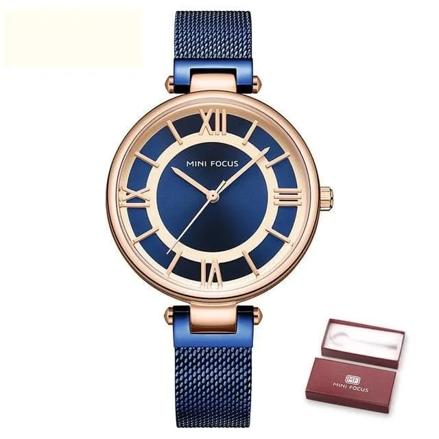 Casual Luxury Fashion Stainless Steel Wristwatches for Women