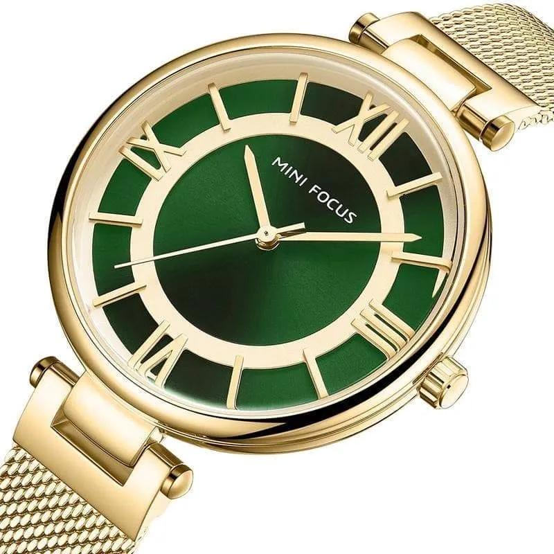 Casual Luxury Fashion Stainless Steel Wristwatches for Women