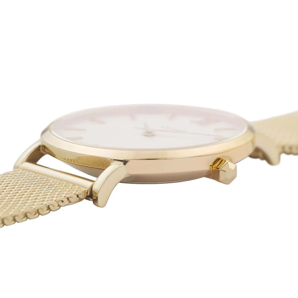Cluse CW0101203007 Minuit Gold Tone Mesh Womens Watch