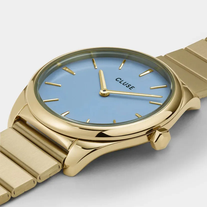 Cluse Feroce Petite Blue Gold