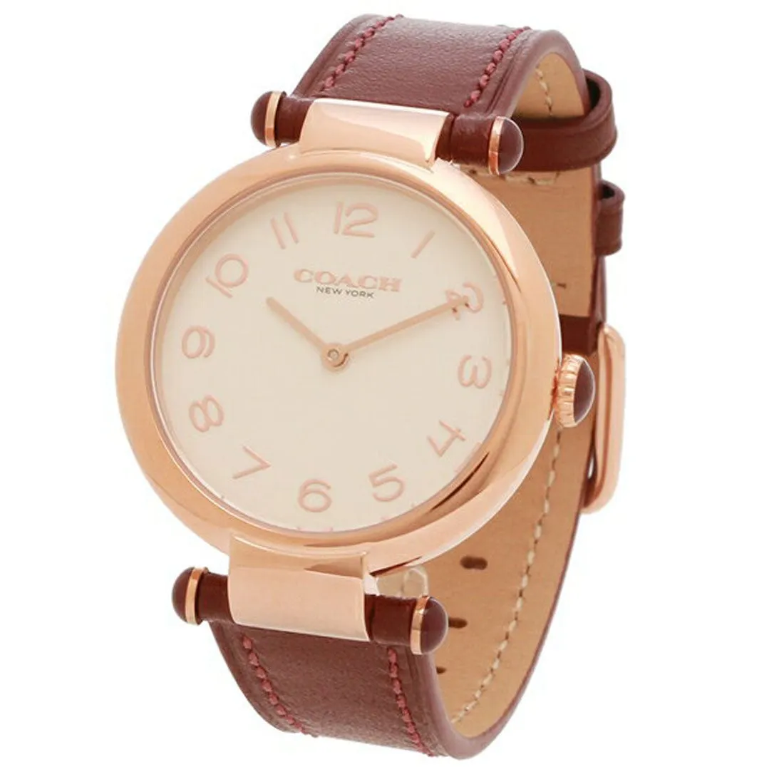 Coach Cary Chalk Leather Strap Women's Watch 14504001