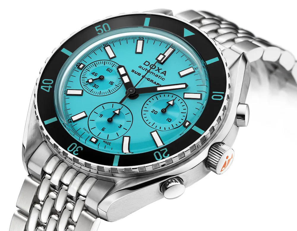 Doxa SUB 200 C-Graph Aquamarine Bracelet