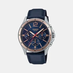 Enticer Men's Chronograph Leather Watch A1889 - MTP-1374HL-2AVIF