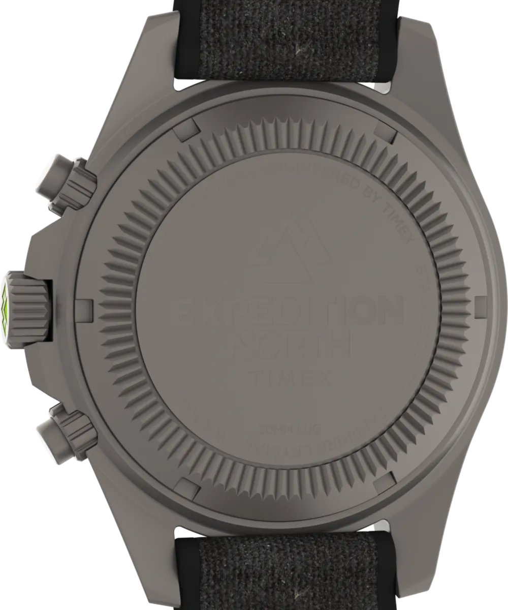 Expedition Field Chrono 43mm Recycled Mixed Materials Strap Watch