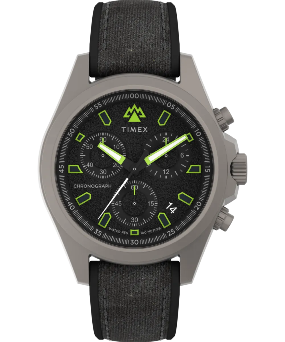 Expedition Field Chrono 43mm Recycled Mixed Materials Strap Watch