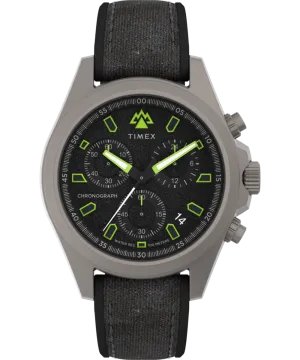 Expedition Field Chrono 43mm Recycled Mixed Materials Strap Watch