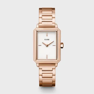 Fluette Steel White Rose Gold Colour