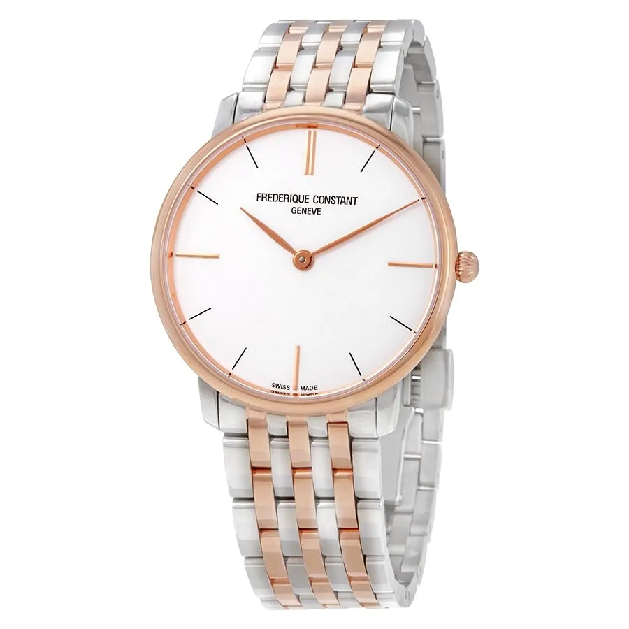 Frederique Constant White Dial Two-tone Men's Watch FC-200V5S32B