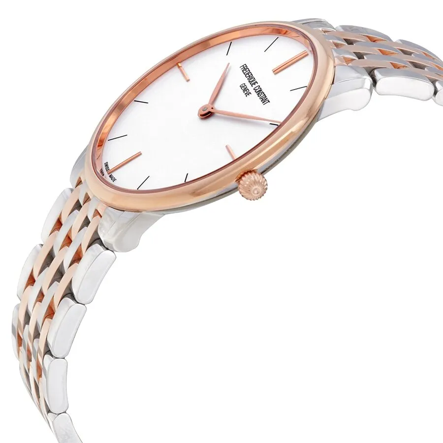 Frederique Constant White Dial Two-tone Men's Watch FC-200V5S32B