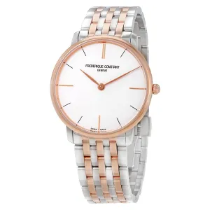 Frederique Constant White Dial Two-tone Men's Watch FC-200V5S32B