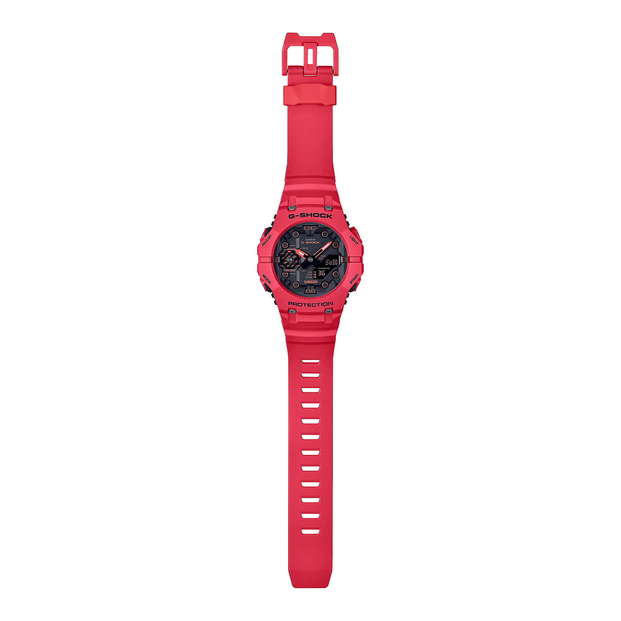 G-Shock Analog Digital Red Resin Band Watch GAB001-4A