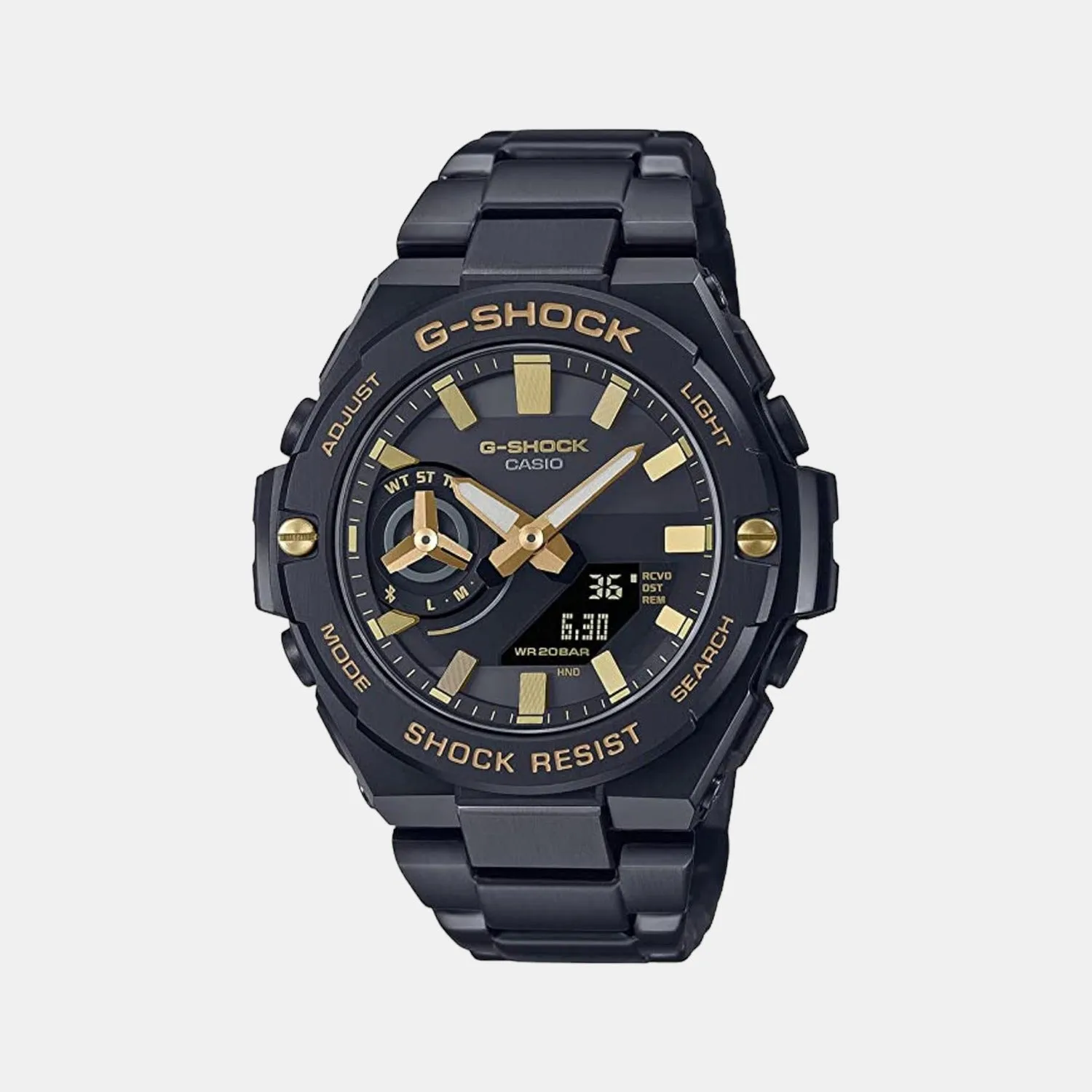 G-Shock Men's Black Analog-Digital Stainless Steel Watch G1275 - GST-B500BD-1A9DR