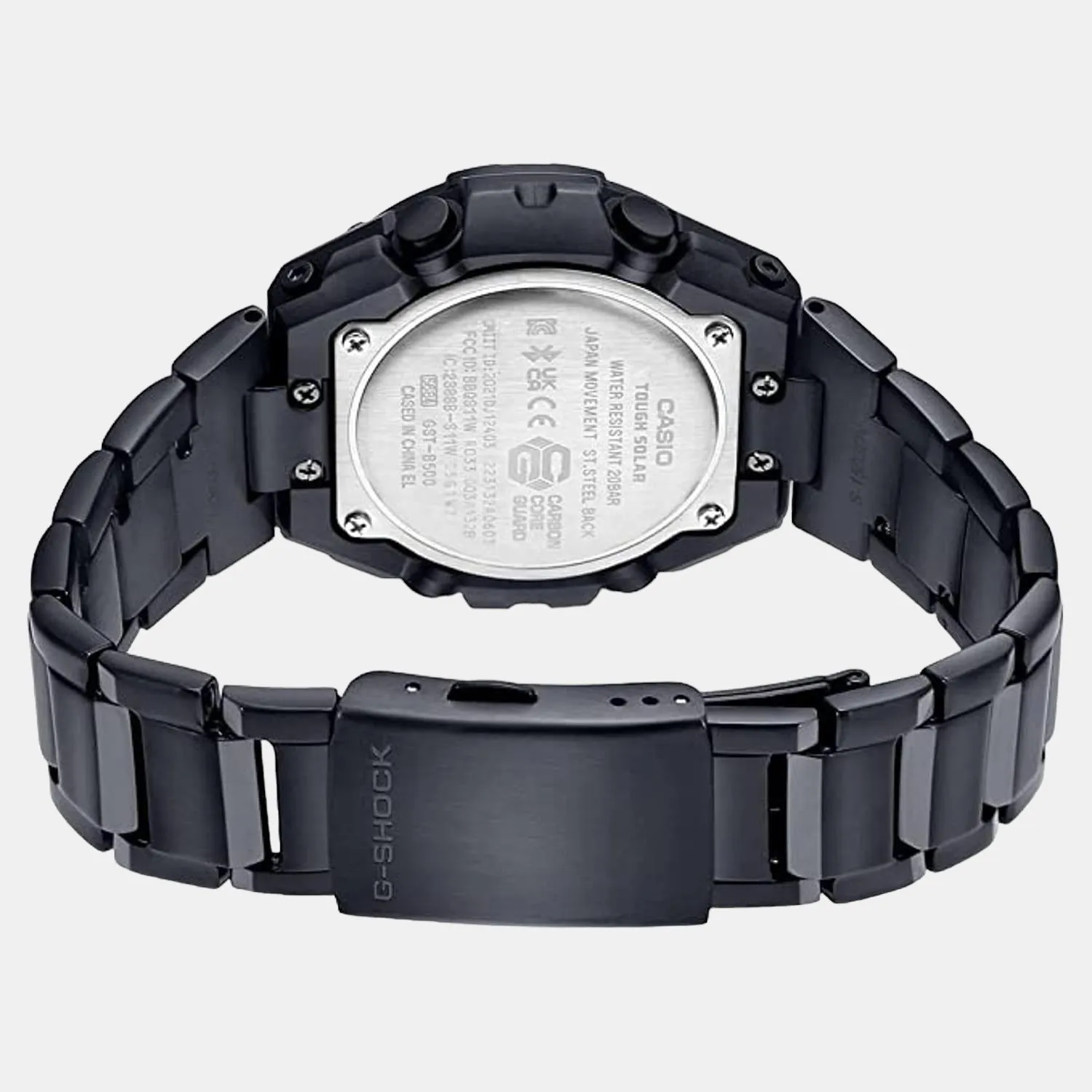G-Shock Men's Black Analog-Digital Stainless Steel Watch G1275 - GST-B500BD-1A9DR