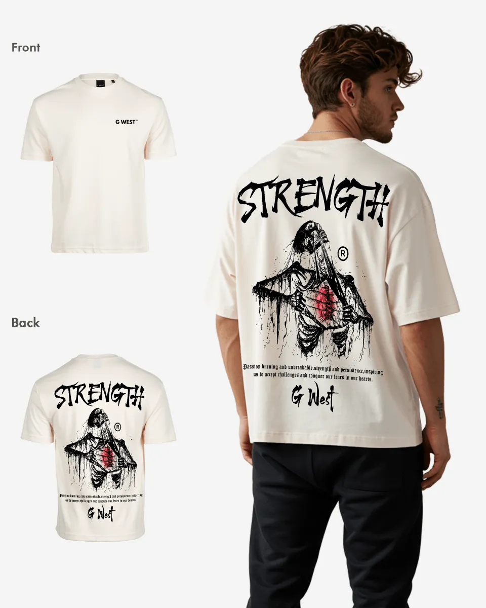 G West Oversized Ripping Skeleton Tee