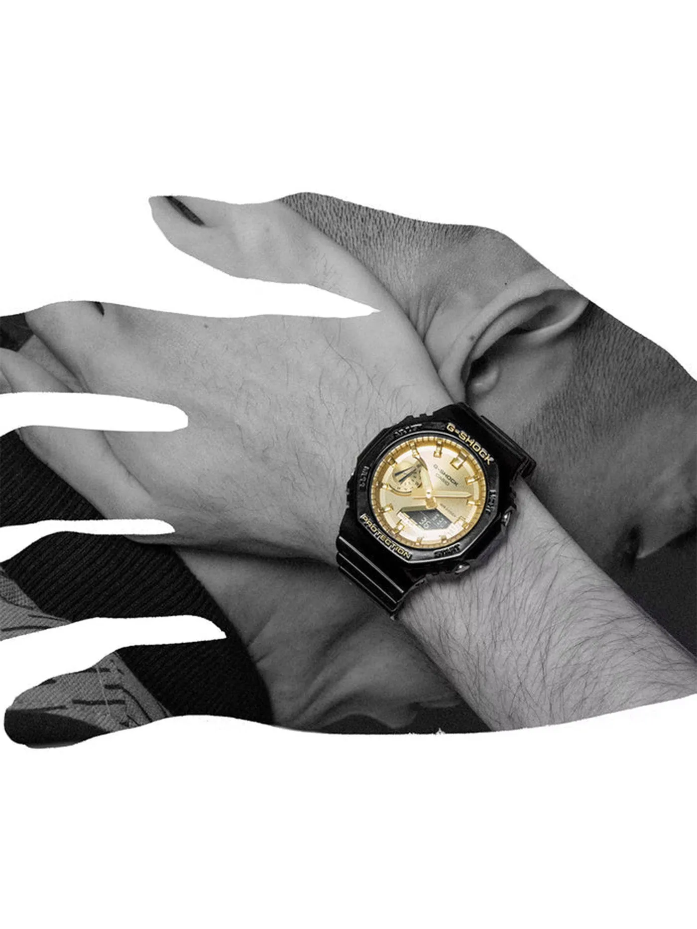 GA2100GB-1A Black/Gold  Watch